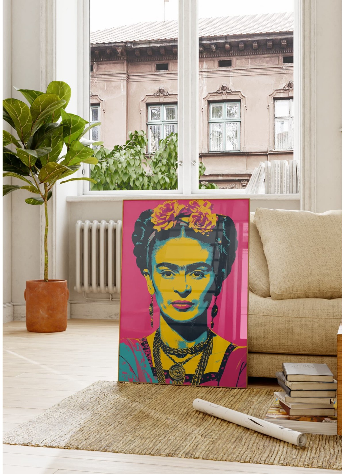 Redécouvrez le pop art avec cette peinture Frida Kahlo sur toile - PVettese Artiste Redécouvrez le pop art avec cette peinture Frida Kahlo sur toile - PVettese Artiste