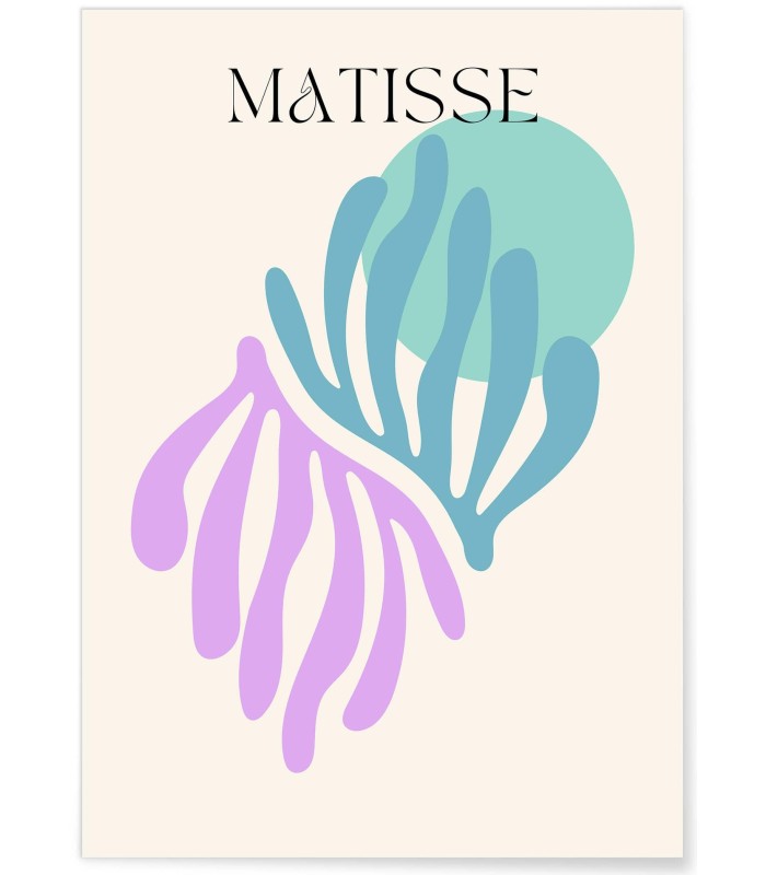 Affiche Matisse "Composition Botanique" – Motifs naturels