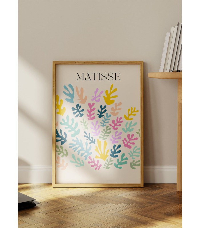 Affiche Matisse "Jardin Abstrait" – Explosion de couleurs