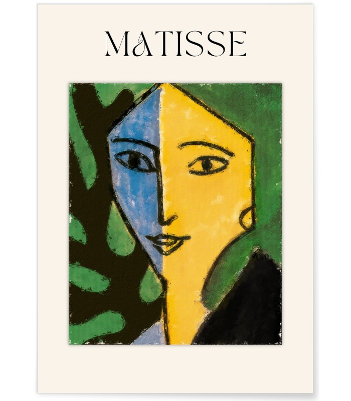 Affiche Matisse - Portrait Coloré