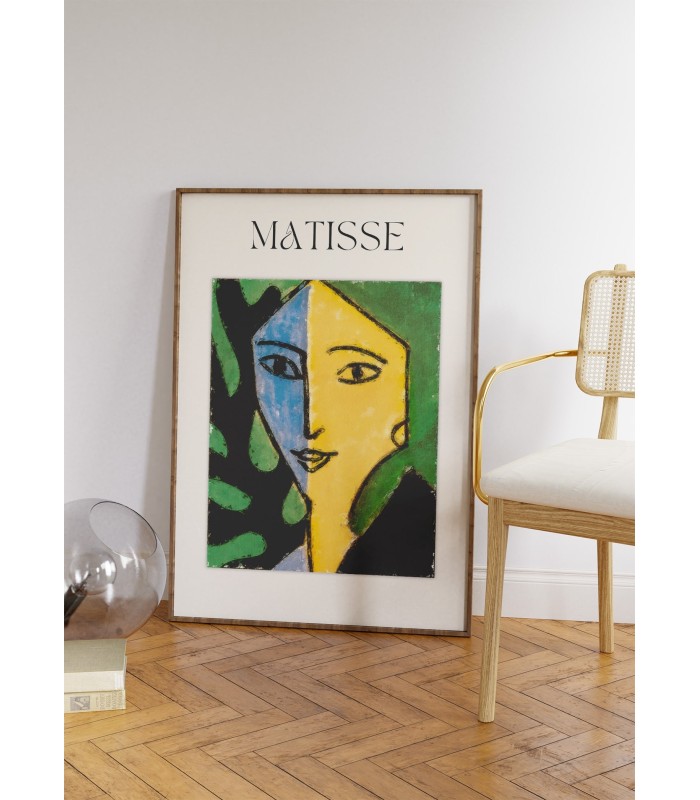 Affiche Matisse - Portrait Coloré