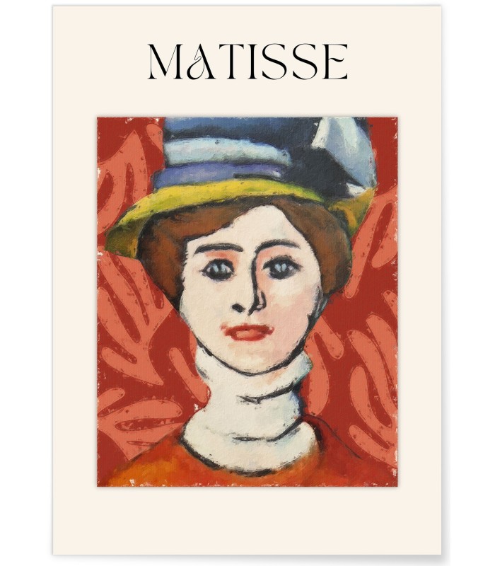 Affiche Matisse - Femme au Chapeau