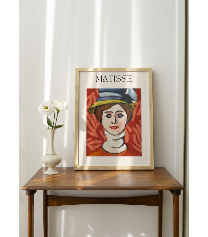 Affiche Matisse - Femme au Chapeau