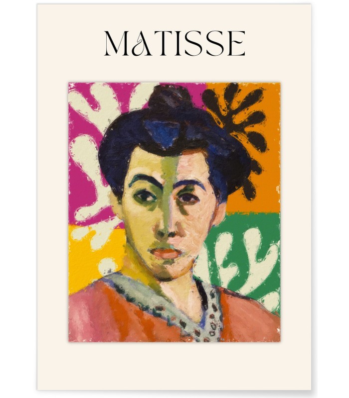 Affiche Matisse - Portrait Expressif