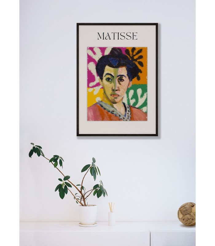 Affiche Matisse - Portrait Expressif