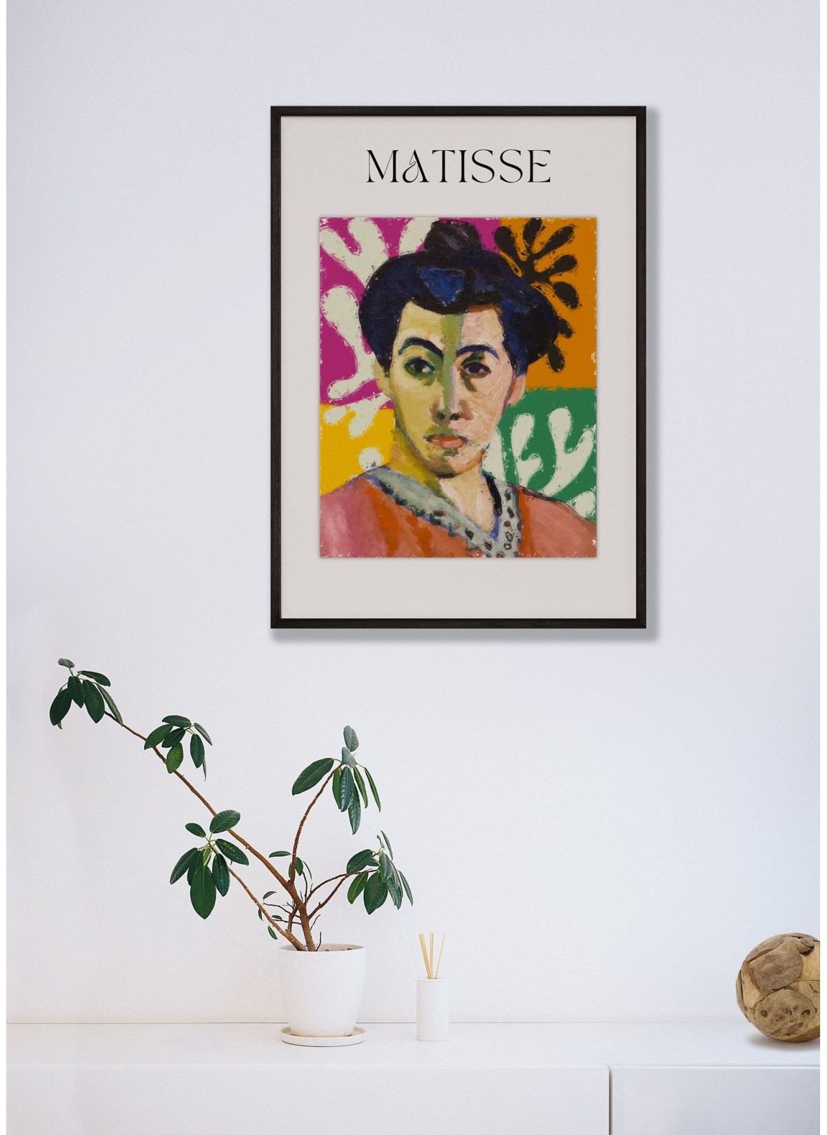 Affiche Matisse - Portrait Expressif
