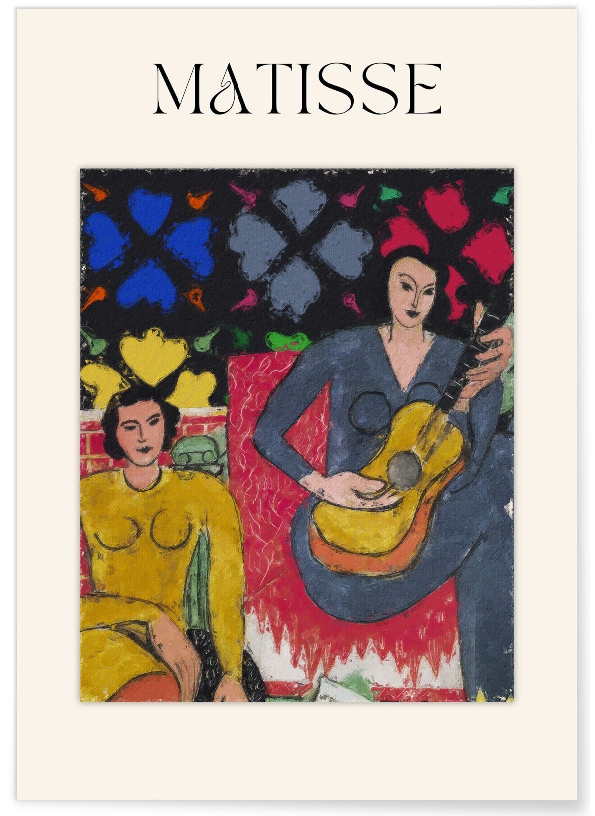 Affiche Matisse - Musiciens en Peinture