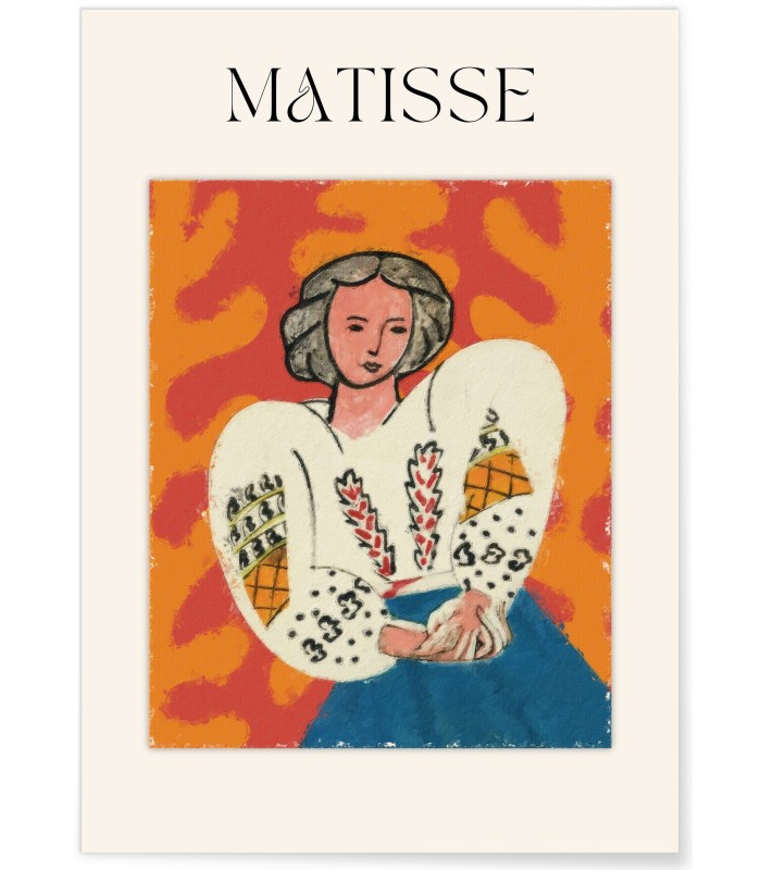 Affiche Matisse - Femme en Tenue Traditionnelle