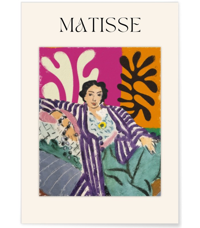 Affiche Matisse - Femme Élégante