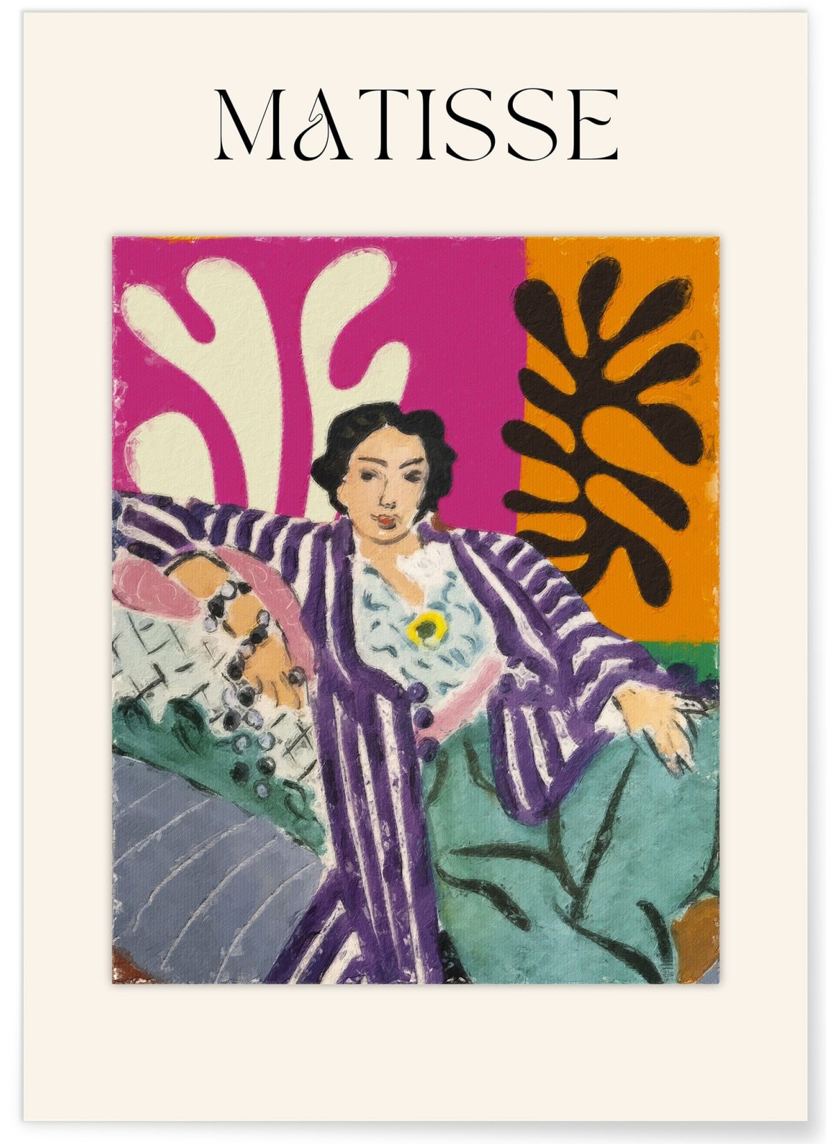 Affiche Matisse - Femme Élégante