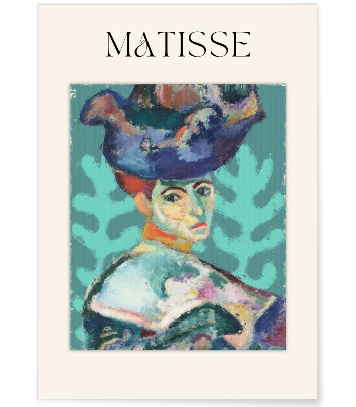 Affiche Matisse - Portrait Cubiste