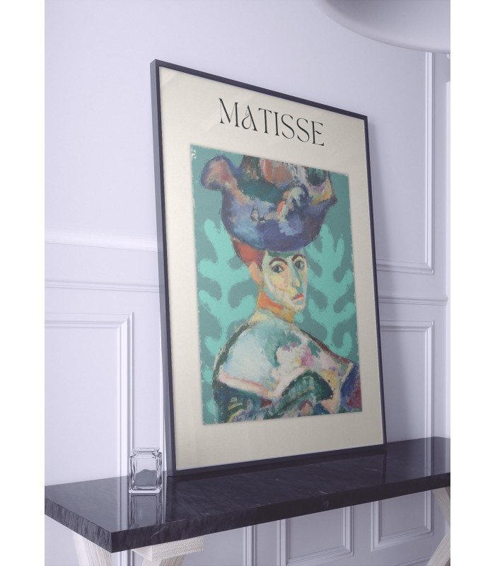 Affiche Matisse - Portrait Cubiste