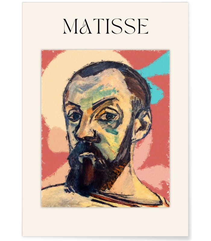 Affiche Matisse - Portrait Expressionniste