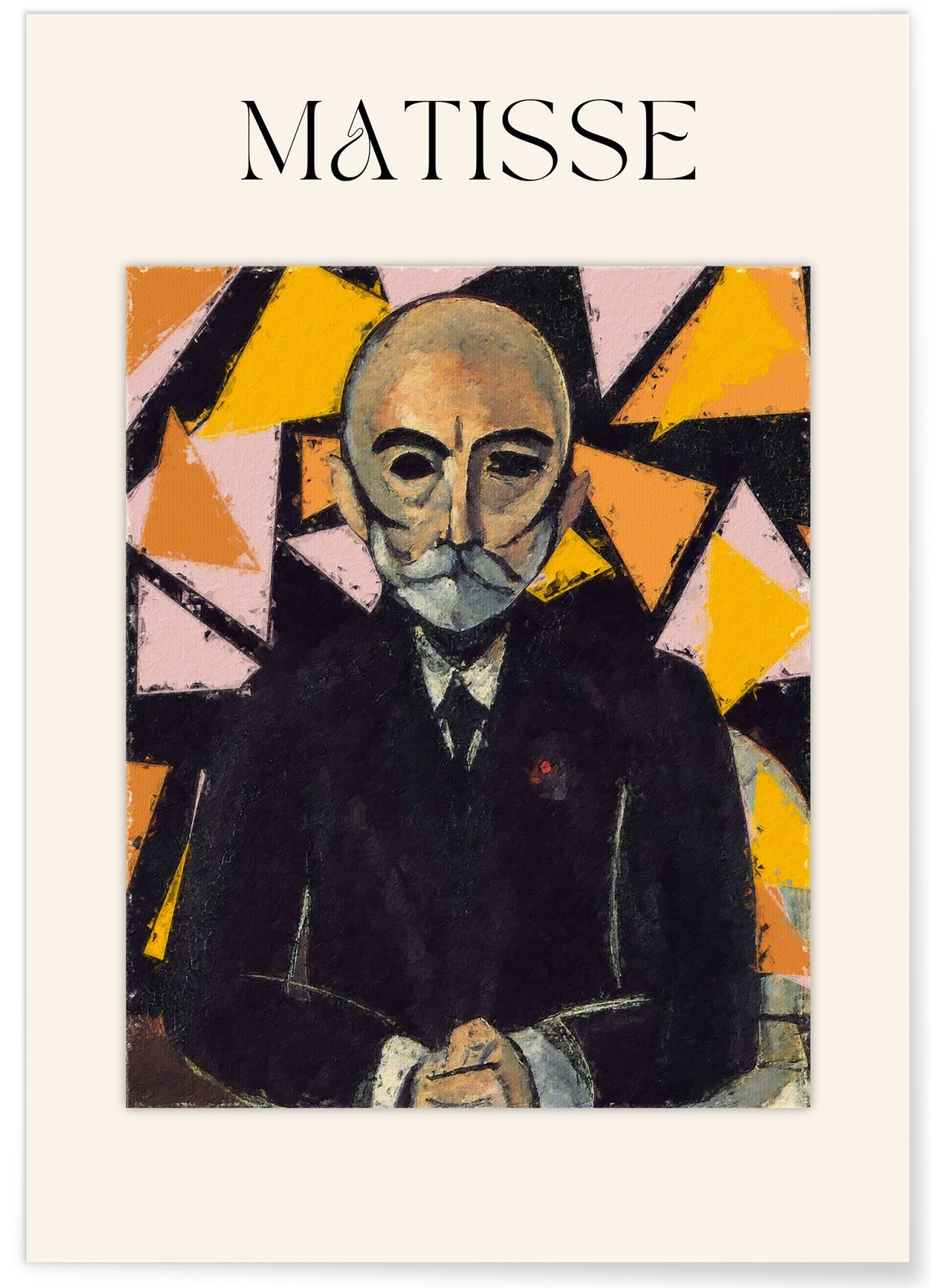 Affiche Matisse - Homme en Costume