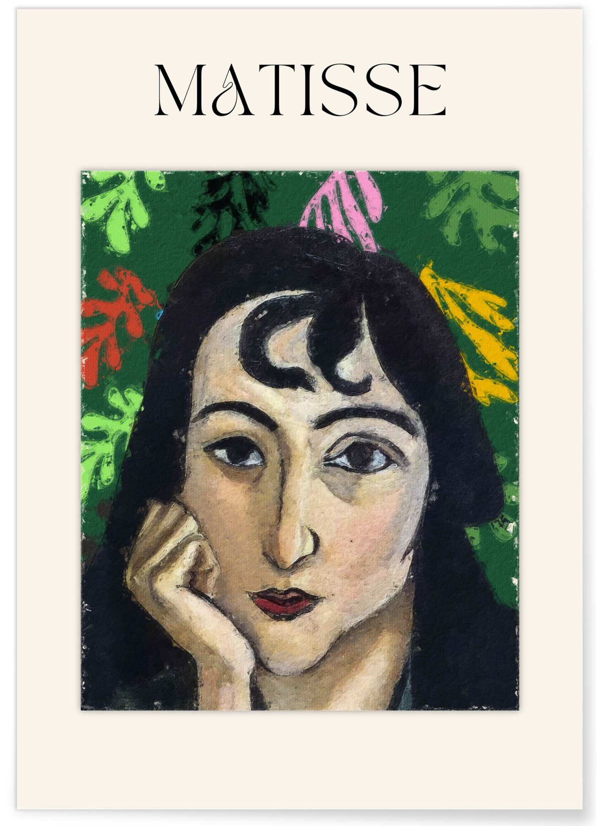 Affiche Matisse - Femme Rêveuse