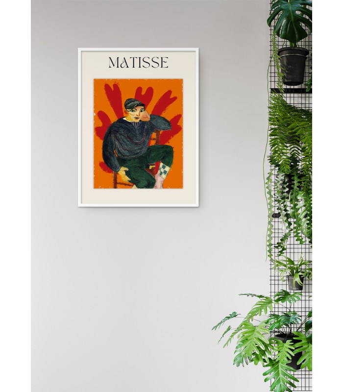 Affiche Matisse - Jeune Homme Assis