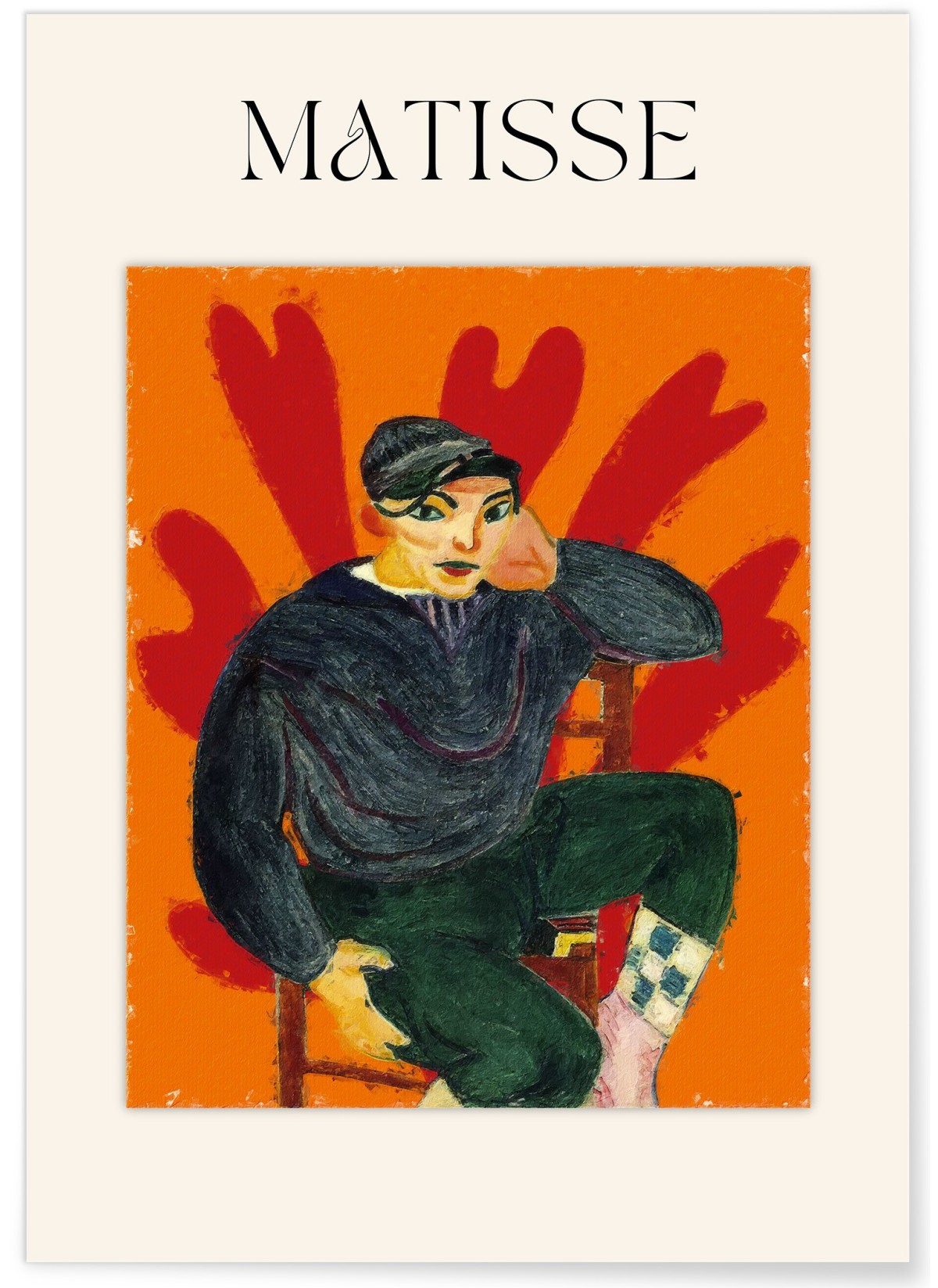 Affiche Matisse - Jeune Homme Assis