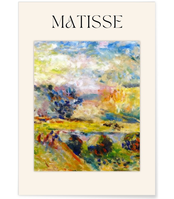 Affiche Matisse - Paysage Coloré