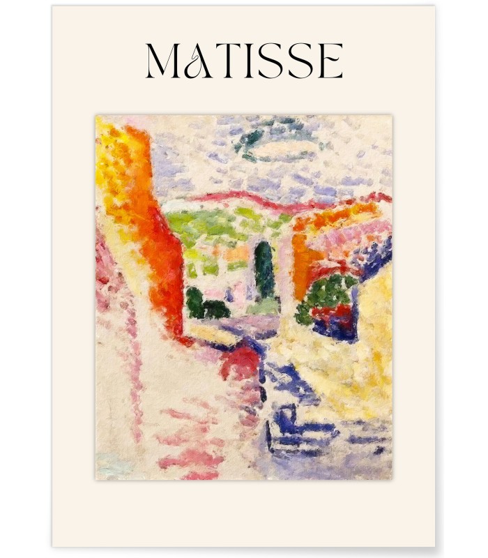 Affiche Matisse - Rue Méditerranéenne