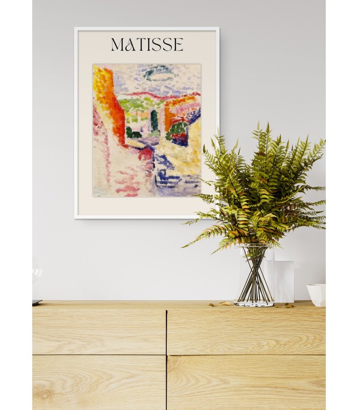 Affiche Matisse - Rue Méditerranéenne