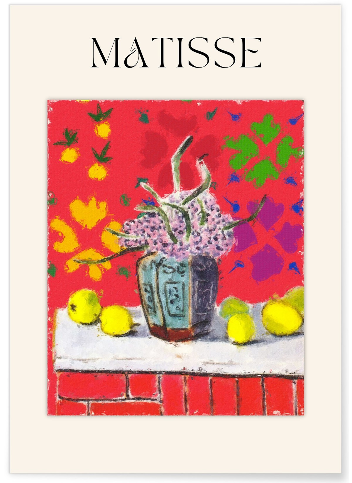 Poster Matisse - Nature morte rouge