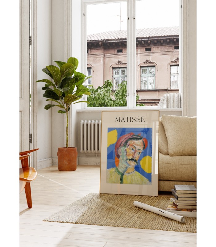 Poster Matisse - Portrait au béret