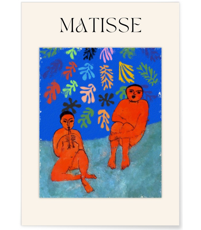 Poster Matisse - Musiciens rouges