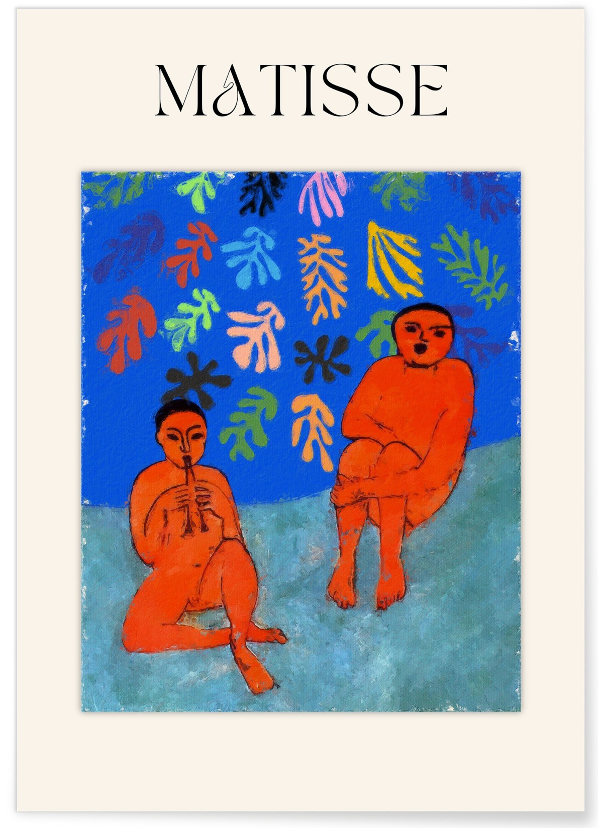 Poster Matisse - Musiciens rouges