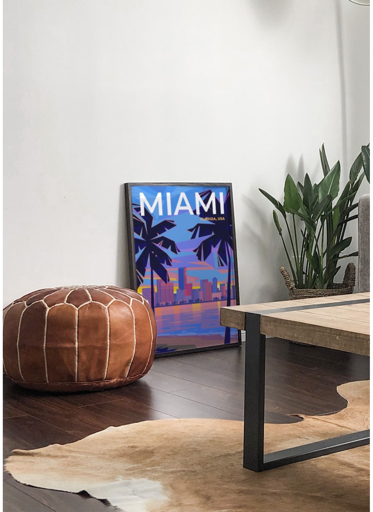 Affiche ville Miami 2