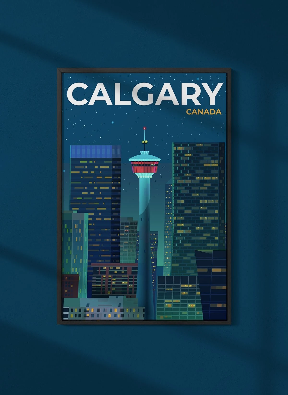 Affiche ville Calgary