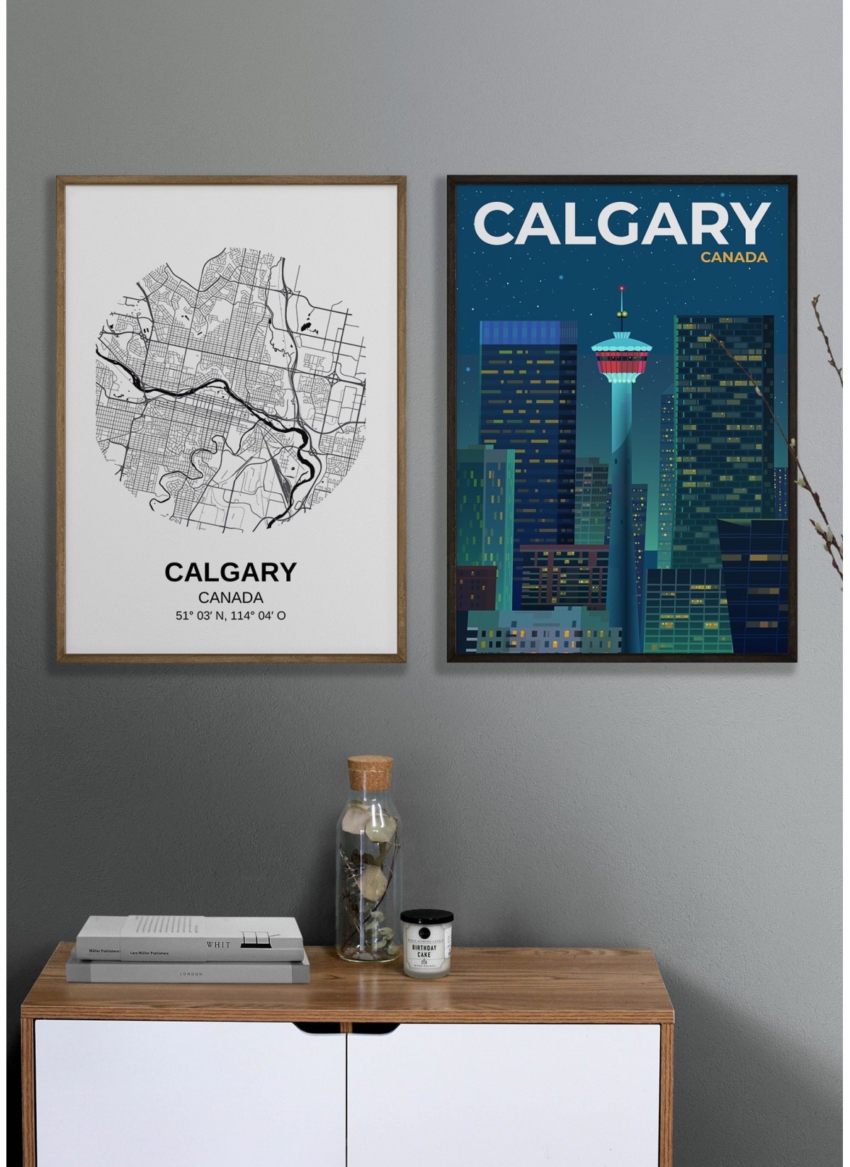 Affiche ville Calgary