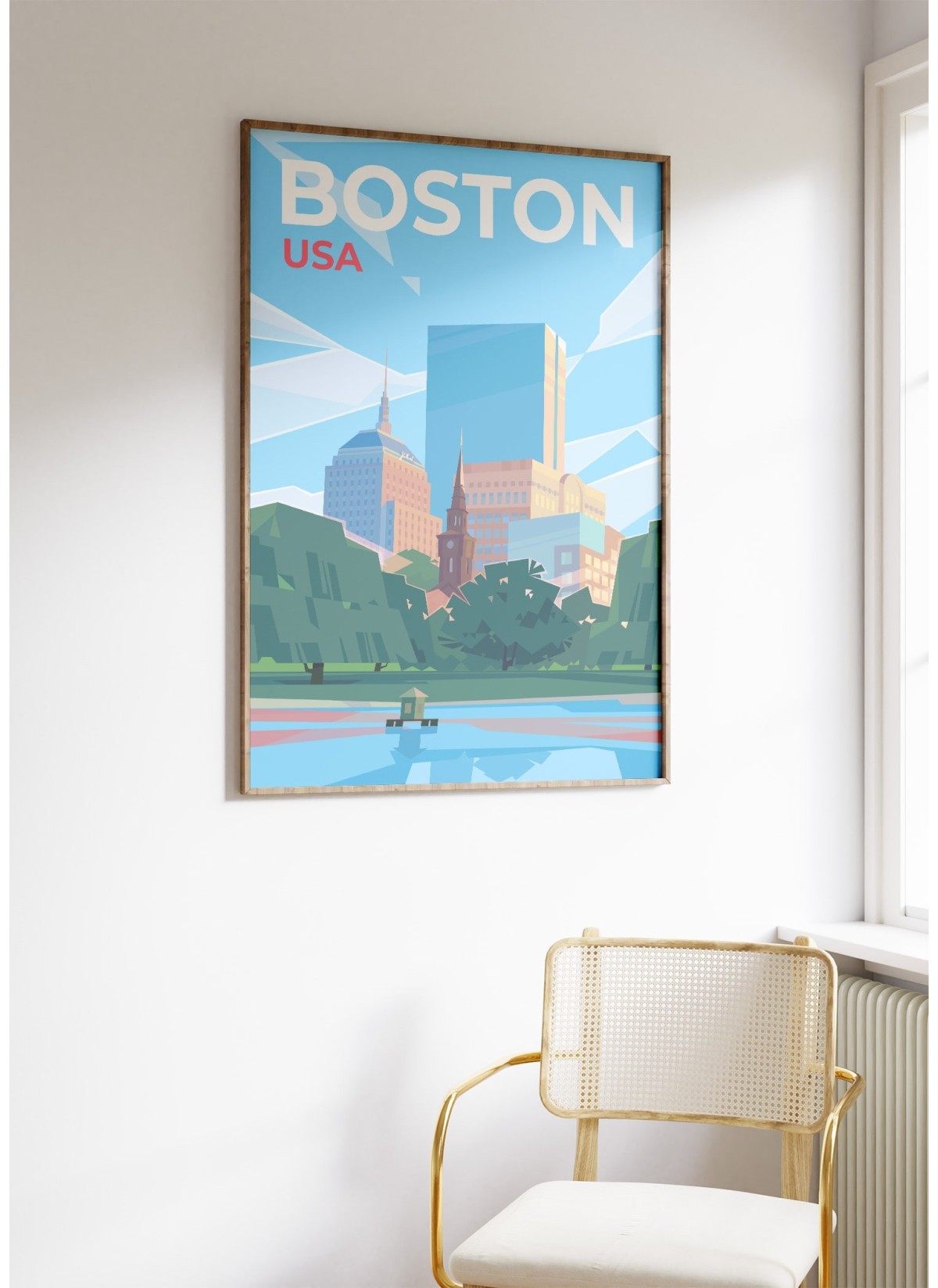 Affiche ville Boston