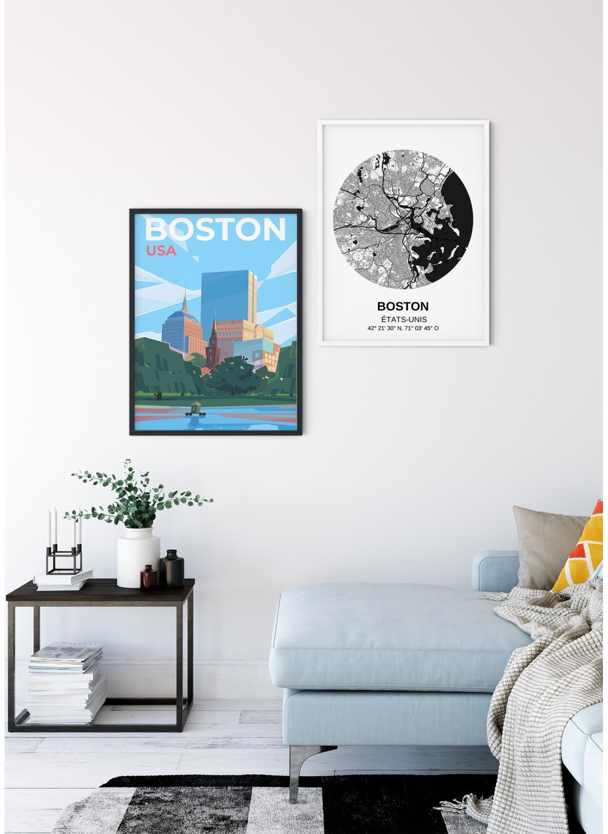 Affiche ville Boston