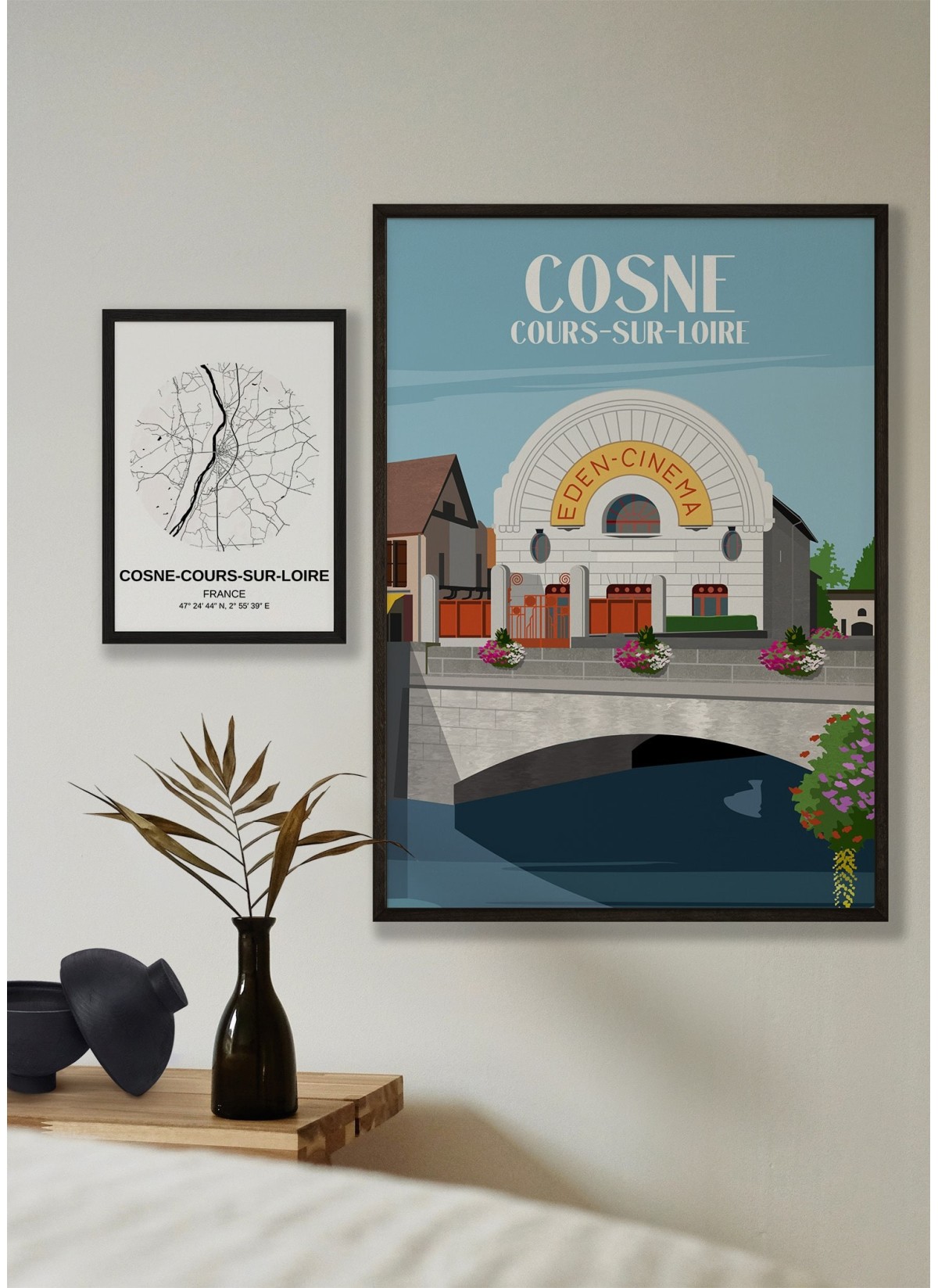 Affiche ville Cosne-Cours-sur-Loire
