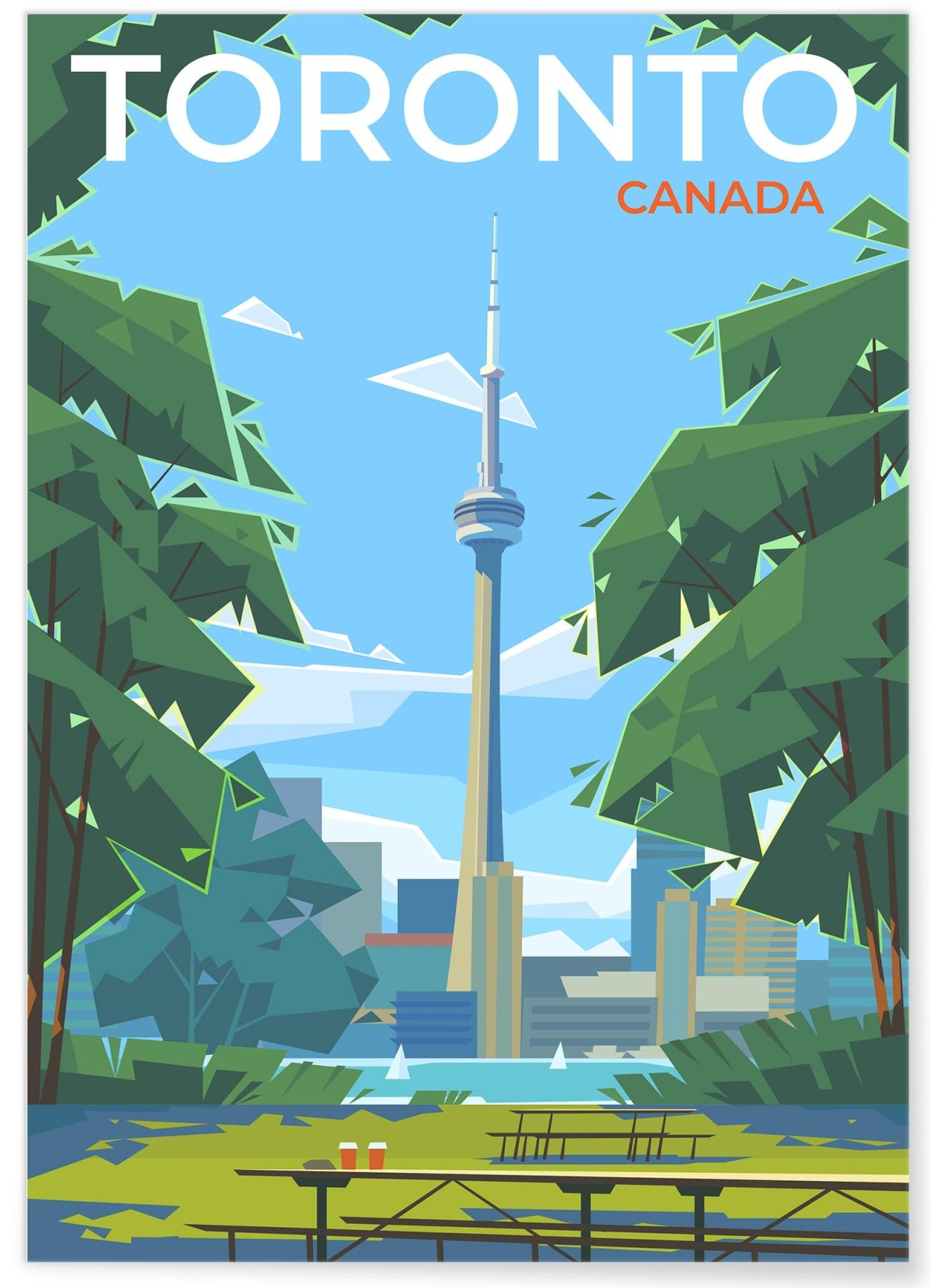 Affiche ville Toronto 2