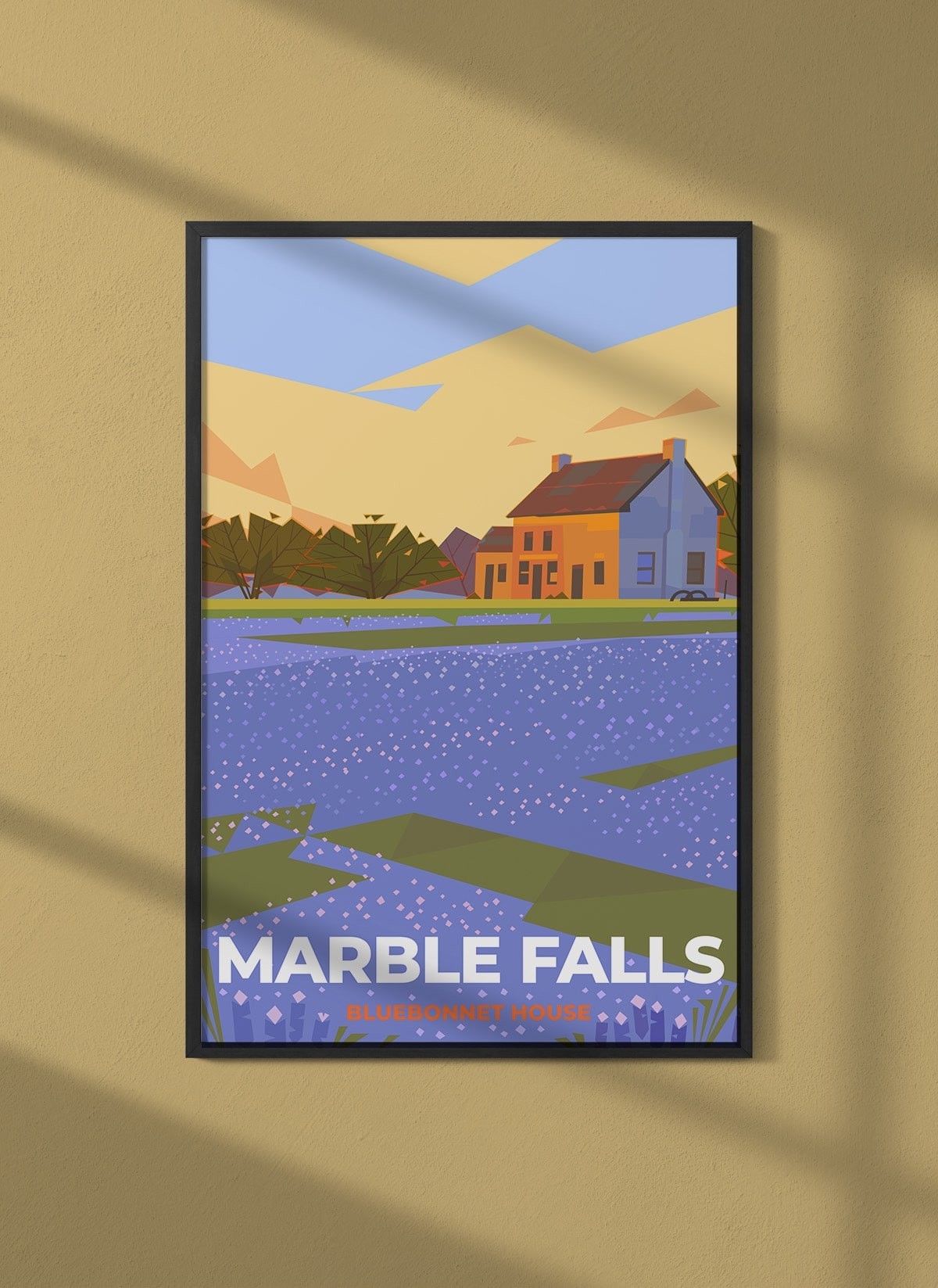 Affiche ville Marble Falls