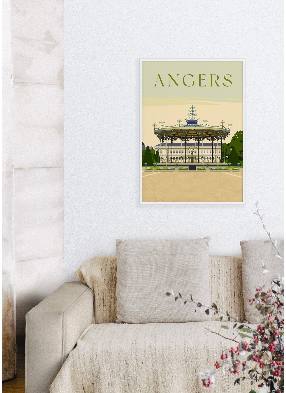 Affiche ville Angers 5