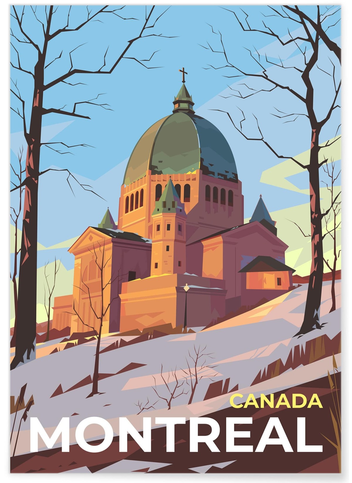 Affiche ville Montréal 2