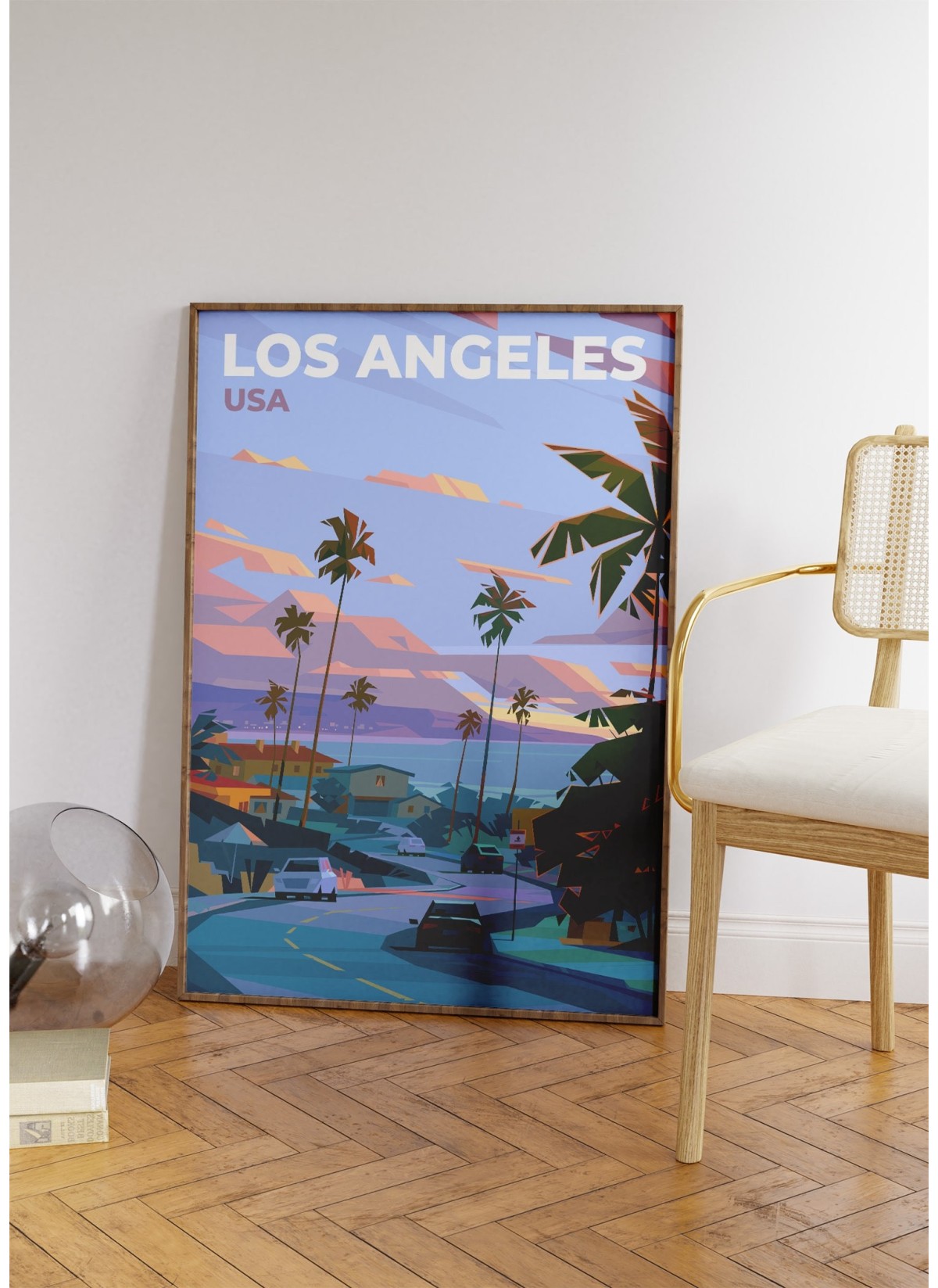 Affiche ville Los Angeles 2