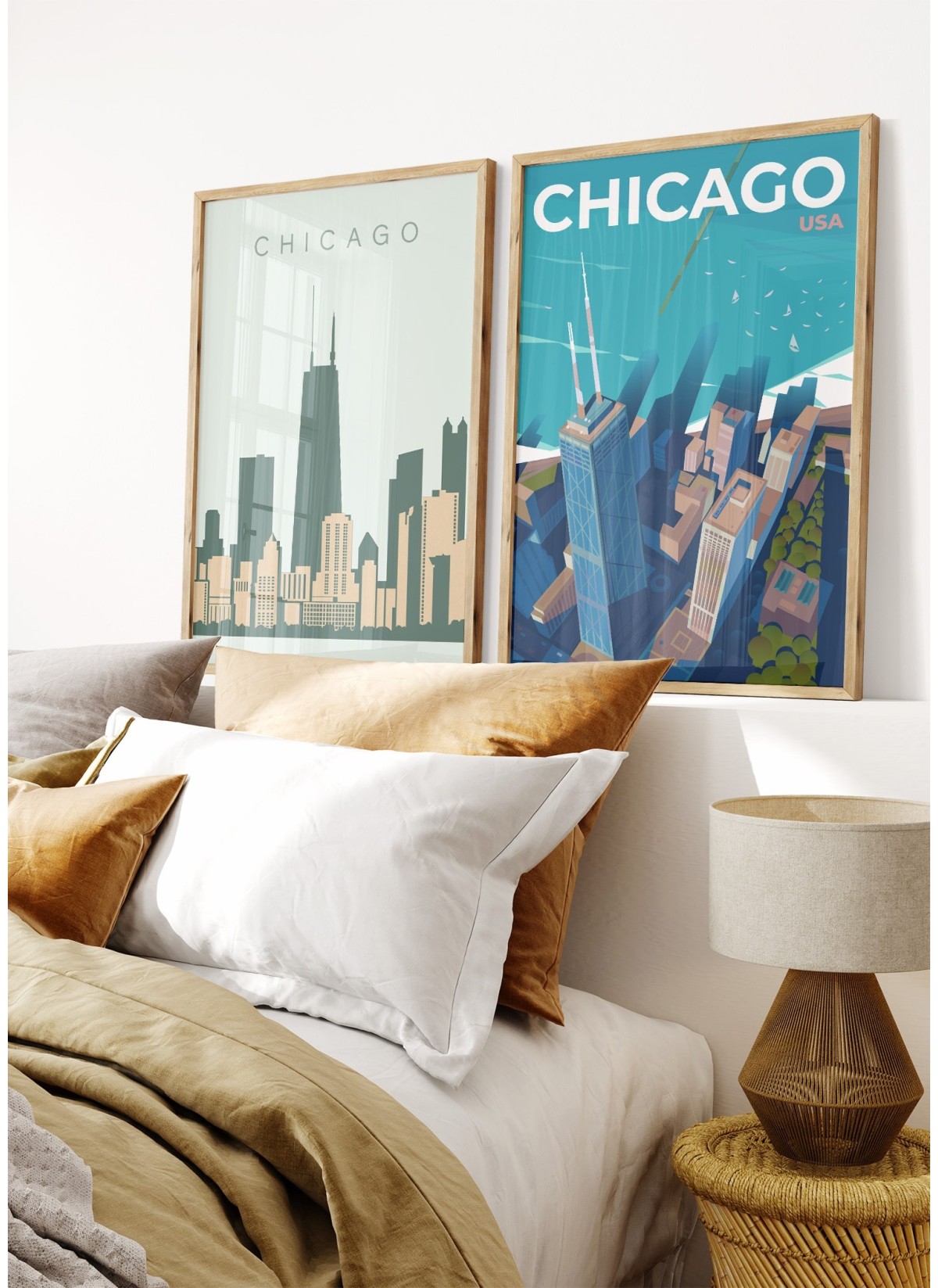 Affiche ville Chicago 3