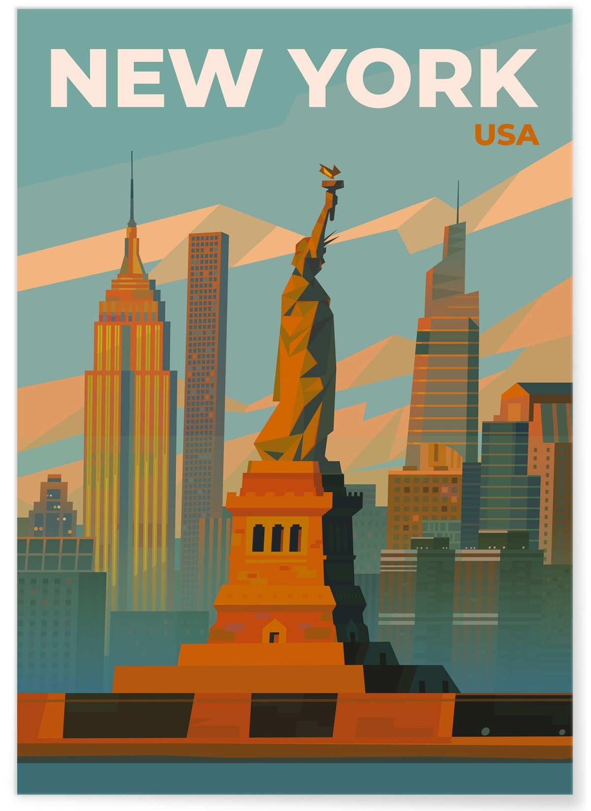 Affiche ville New York 4