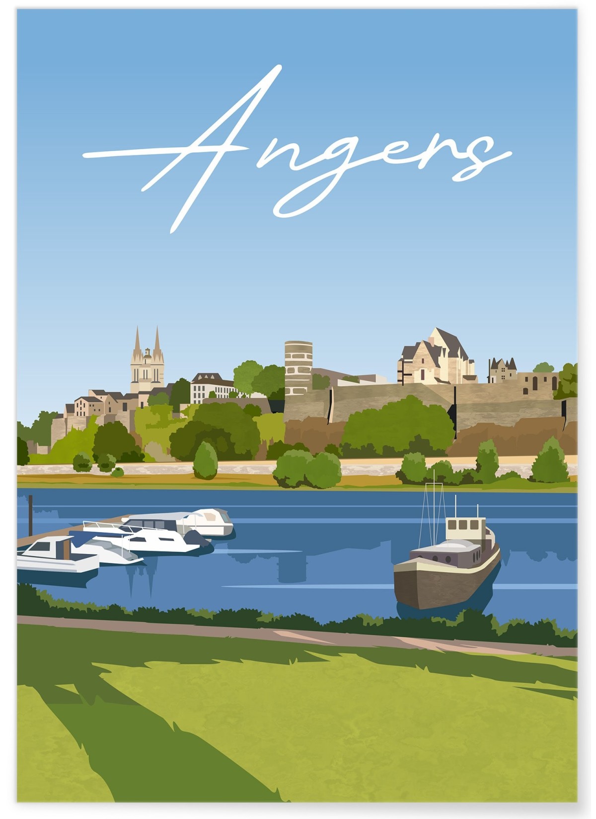 Affiche ville Angers 6