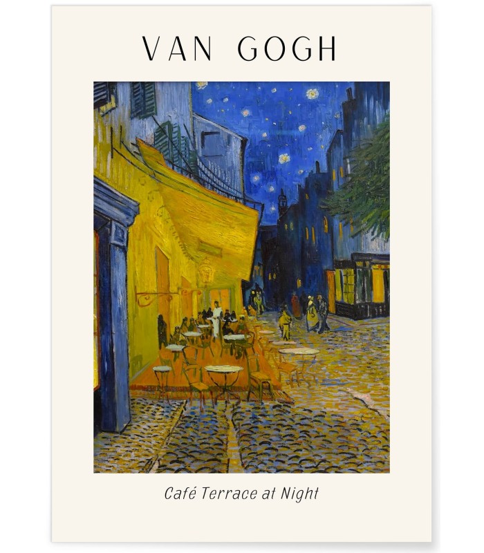 Affiche Van Gogh - Café Terrace at Night