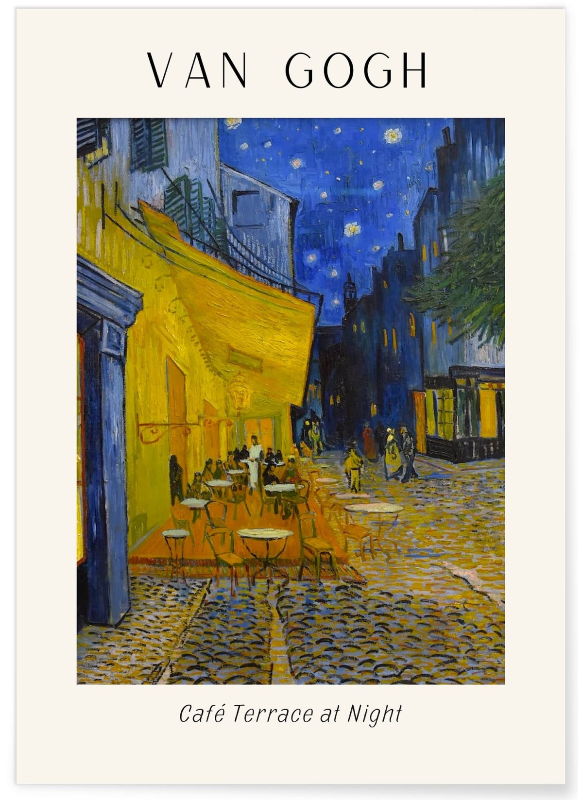 Affiche Van Gogh - Café Terrace at Night
