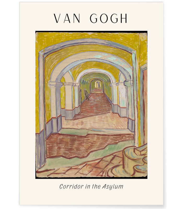 Affiche Van Gogh - Corridor in the Asylum