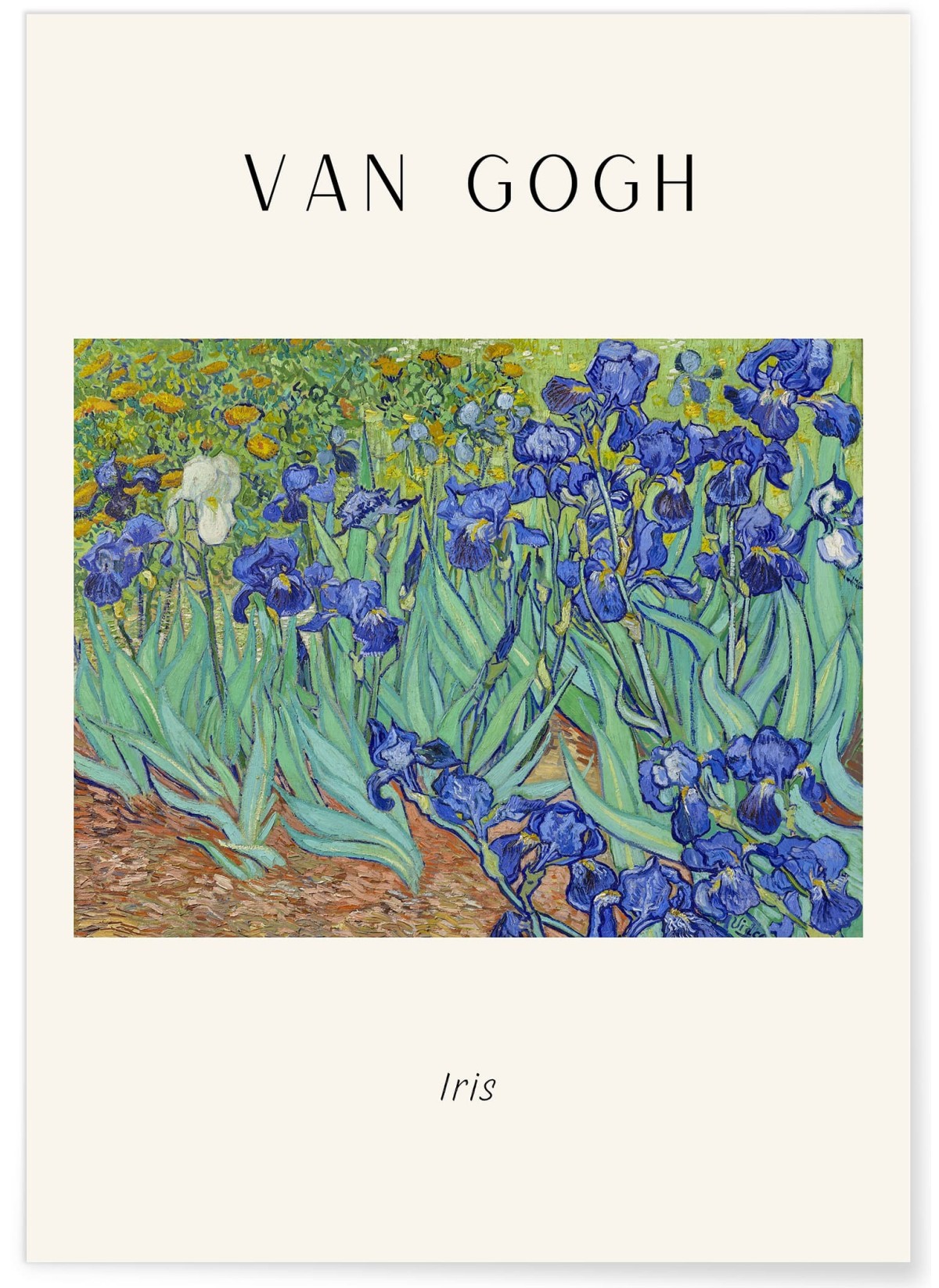 Affiche Van Gogh - Iris