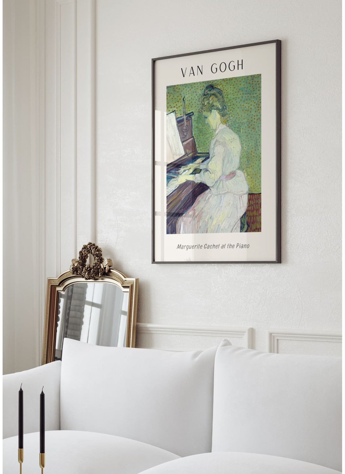 Affiche Van Gogh - Marguerite Gachet at the Piano