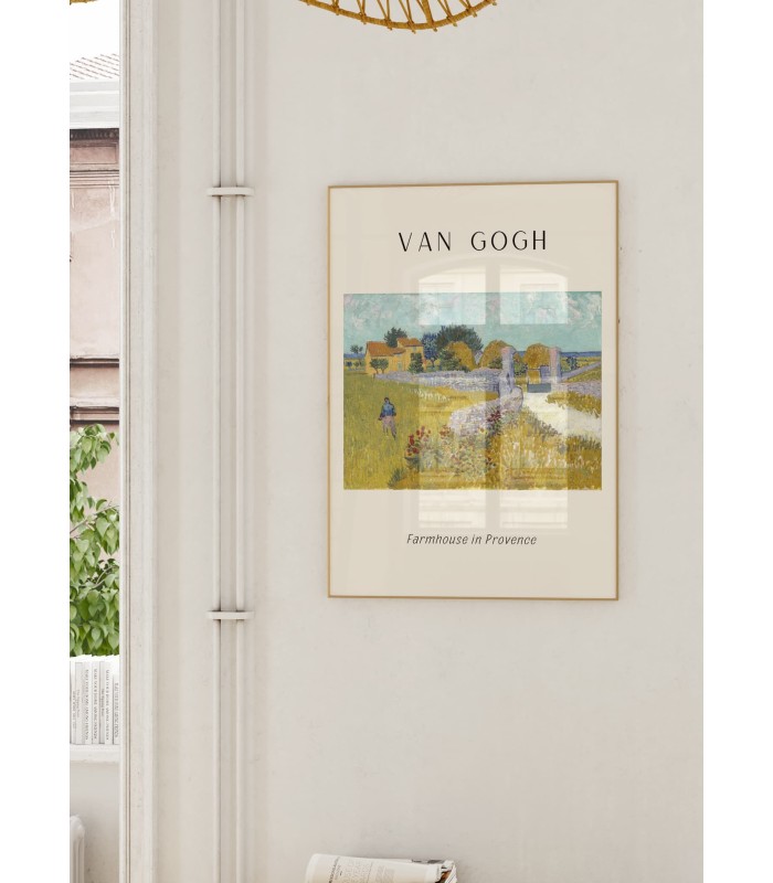 Affiche Van Gogh - Farmhouse in Provence