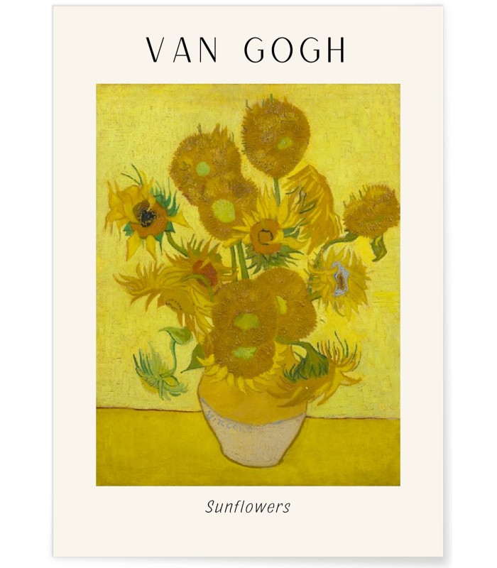 Affiche Van Gogh - Sunflowers