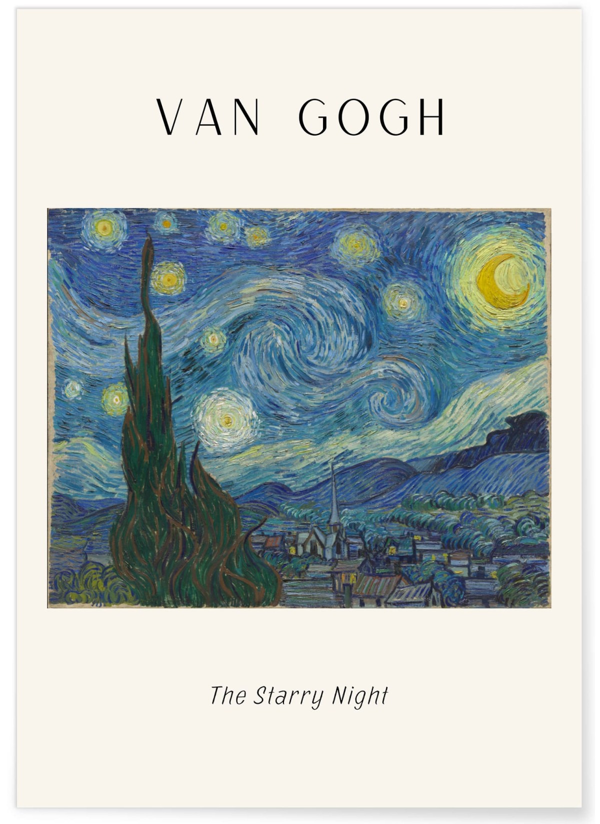 Affiche Van Gogh - The Starry Night